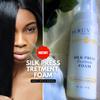Peruvian white Silk Press Treatment Foam  Smoothing Treatment for Natural & Relaxed Hair, Strengthens, Adds Shine & Frizz Control for Silk Press Styles, 8 fl oz (237 mL) view 4