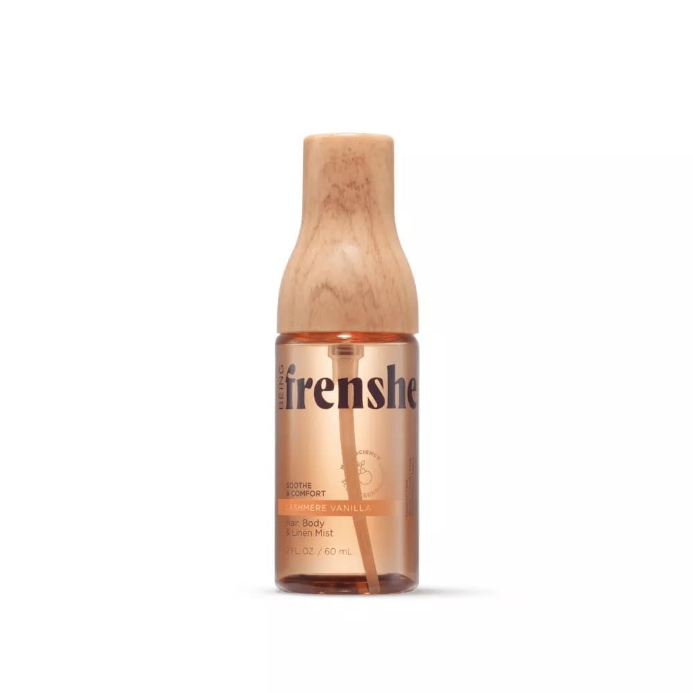 Being Frenshe Cashmere Vanilla | HAIR AND BODY LINEN MIST | Comes with the Makeup Remover Pads Gift, 2 fl oz