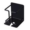 HAMPPLIES Black Carbon Steel Shower Razor Holder Wall-mounted Shaver Hook Organizer for Bathroom Space-saving Rust-resistant Shaver Stand Gift for Men view 1