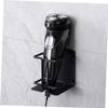 HAMPPLIES Black Carbon Steel Shower Razor Holder Wall-mounted Shaver Hook Organizer for Bathroom Space-saving Rust-resistant Shaver Stand Gift for Men view 2