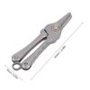 Eujgoov Men Women Nose Hair Trimmer Scissors 60mm Ti Alloy Mini Keychain Pendant for Facial Grooming Mustache Eyebrow Sideburns Eyelashes view 4