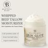 SKIN GLOW - Grass-Fed Whipped Beef Tallow for Menopausal & Mature Skin  Deep Nourishing Cream for Dry, Sensitive Skin  Face & Body - Simple, Clean, Non-Toxic - Castor Oil Infused (PEPPERMINT, 2oz) view 2
