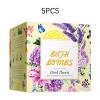 Aislor 5-Pack Aromatherapy Bath Bombs Set, Assorted Herbal & Fruity Scents, Moisturizing Fizzies for Bubble Bath Holiday Festival Gift Lemon One Size view 2