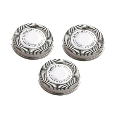 3pcs Shaver Head, Compatible For Philips, HQ4+ HQ3 HQ56 HQ55 HQ6843 HQ300 HQ64 HQ916 HQ6695 HQ912 HQ988 CloseCut Shaver Heads