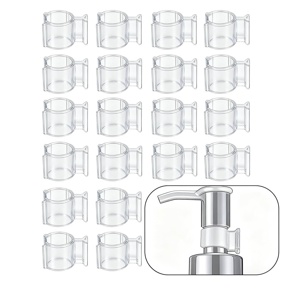 20Pcs Leakproof Pump Lock Clips Medium for Travel Bottles