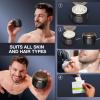 WACHRAY Nose Wax Kit Men, Nose Hair Removal Kit with Built-in Mini Wax Warmer, Ear Hair Removal for Men, 100g Beads, 50 Depilation Sticks, 20 Beard Guards, USB Fast Heating & Constant Temperature view 2