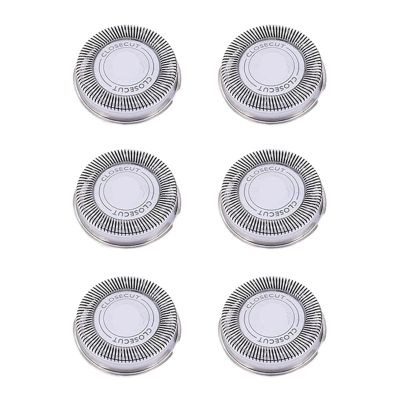 6Pack SH30 Heads, Compatible For Philips,Compatible For Norelco, Shaver Series 3000, 2000, 1000 And S738, With,Compatible For Sharp, Blades