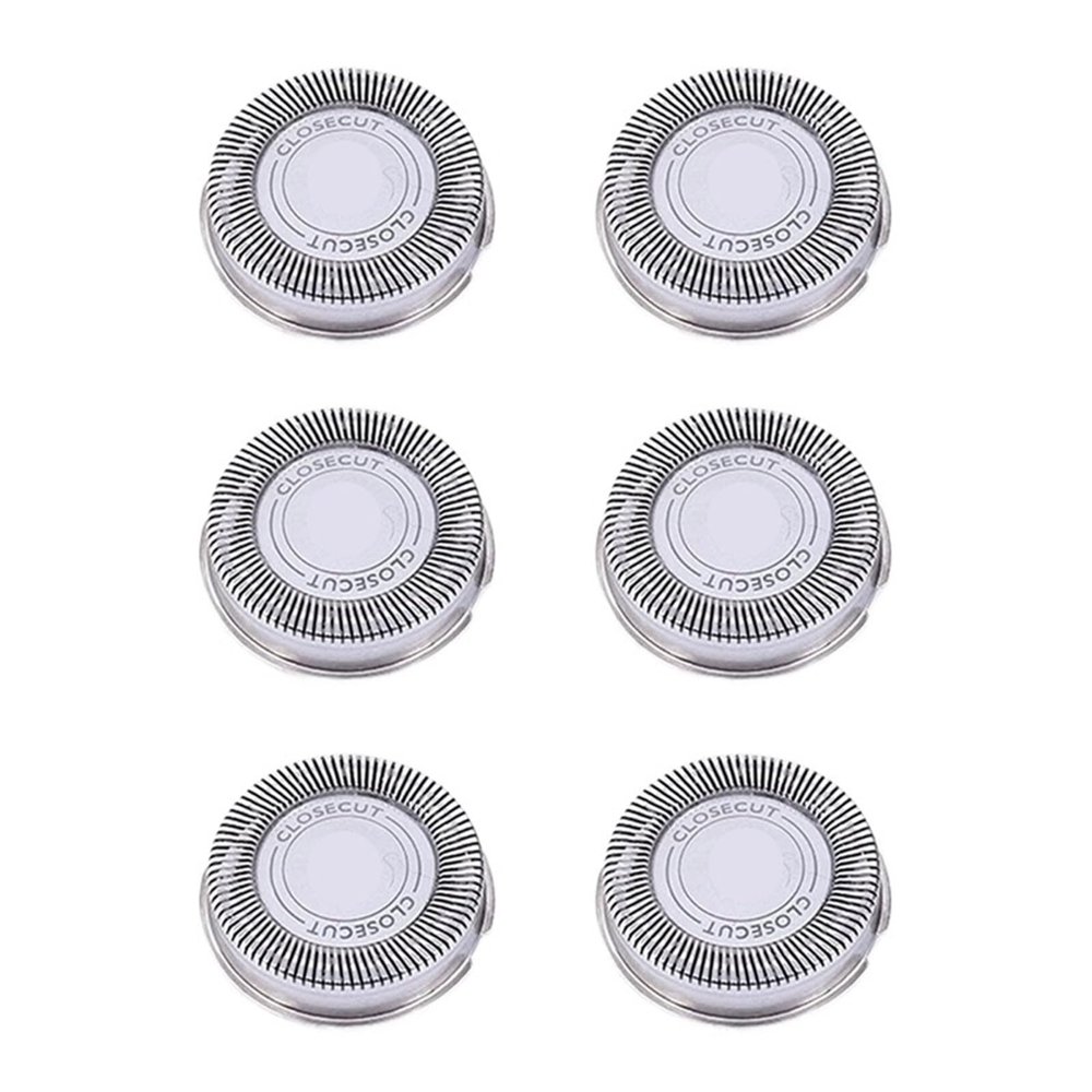 6Pack SH30 Heads, Compatible For Philips,Compatible For Norelco, Shaver Series 3000, 2000, 1000 And S738, With,Compatible For Sharp, Blades
