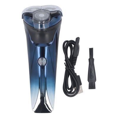Brrnoo Electric Beard Trimmer for Men, Mens Rotary Shavers,Wet and Dry Rechargeable Electric Shaver for Mens Faces with a Cordless and Floating Head, Ideal Gift for Men