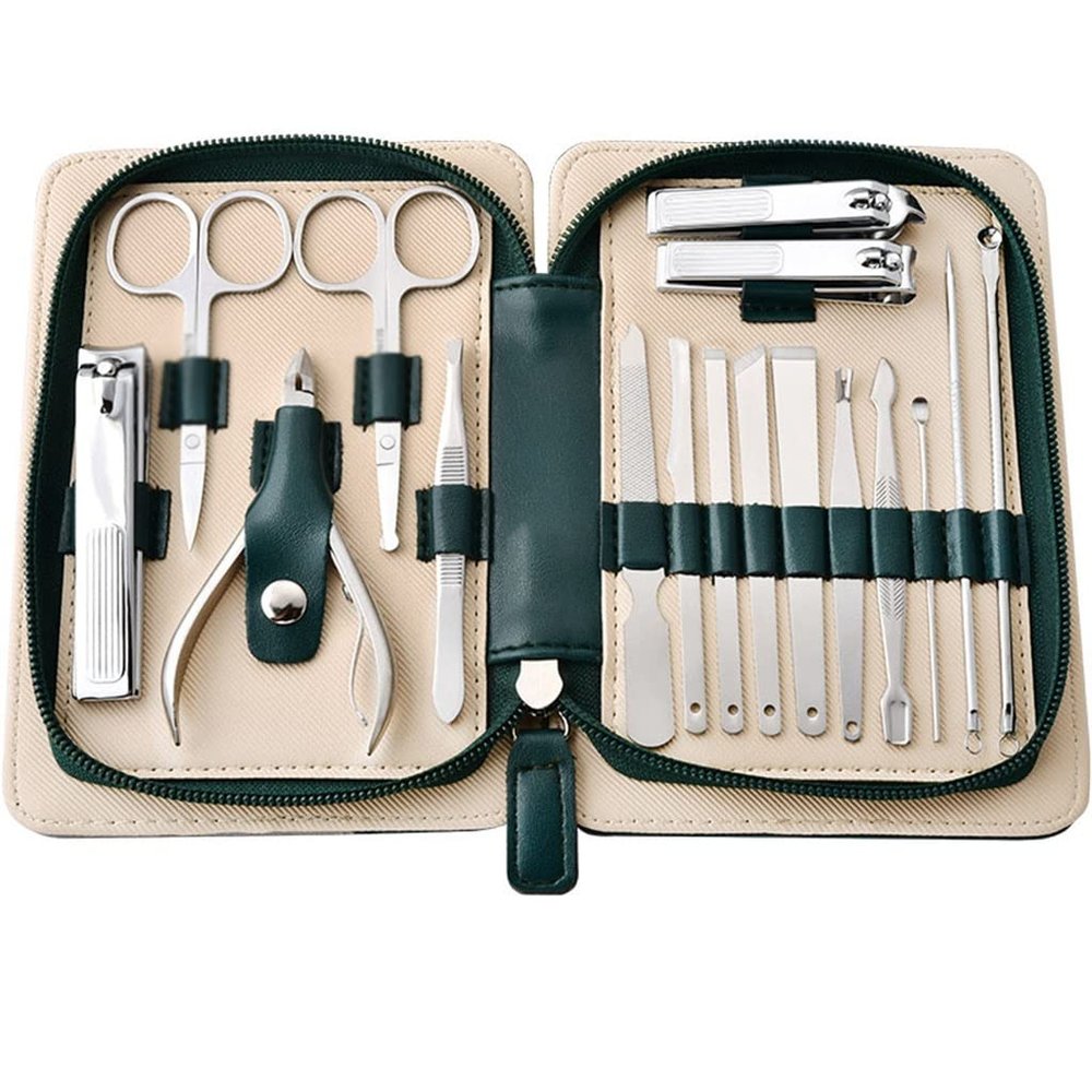 ASWRTYJO Stainless Steel Nail Clippers Pedicure Tools Fashion Portable Set