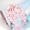 Valentine's Day Hair Ties Pink Heart Stripes Hair Scrunchies for Women Teen Girls Elastic Love Hair Tie Ribbon Valentine's Day Hair Bows Hair Accessories Gifts view 2