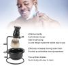 Brrnoo 3 in 1 Shaving Kit for Men Includes Shaving Brush, Bowl & Stand Holder, Premium Wet Shave Set for Grooming and Gift Giving view 2