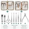 ASWRTYJO Manicure Set Pedicure Sets Nail Clipper Stainless Steel Cutter Tools Scissors File Eyebrow and Eyelash Trimmer Kit(D) view 3