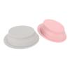 2Pcs Silicone Cosmetic Brush Cleaning Bowl Foldable Makeup Brush Cleaner Container for Makeup Brushes Sponges Travel Home Use view 3