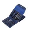 ASWRTYJO Nail Clippers Suit 16Pieces Scissors Fold Bag-Beauty Manicure File Tool(D) view 4