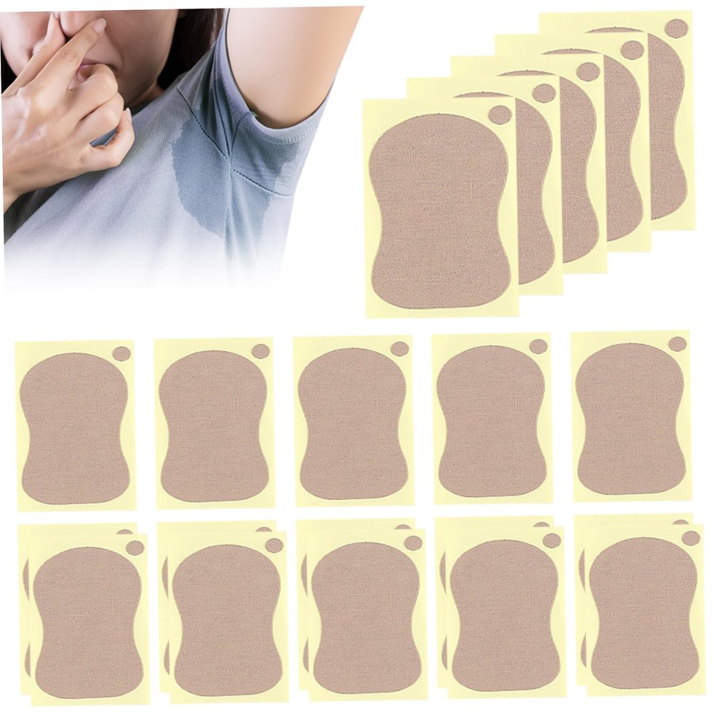 Armpit Sweat Pads 20Pcs Underarm Sweat Pads Invisible Cotton Disposable No Odor Armpit Absorption Stopper for Women and Men...