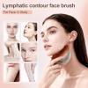 2 PCS Lymphatic Contour Face Brush, Manual Lymphatic Drainage Massager, Natural Makeup Brushes with Durable Soft Bristles, Hypoallergenic Ergonomic Facial Cleansing Brush for Sculpting view 2