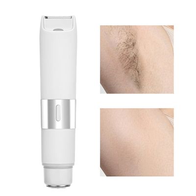 Bikini Trimmer for Women - 15.5x3cm Body Razor Bikini Area Shaver, Waterproof Rechargeable Double Head Razors | Body Razor Bikinni Area Shaver for Face Legs Armpit Travel Trip Home