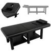 1200lbs Loading Capacity Massage Table, 75" x 31.5", 4.3 in Thicknesses Esthetician Bed with Adjustable Backrest & PU Leather, Heavy Duty Metal Frame Physical Therapy Table for Home & Beauty Salon view 1