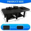1200lbs Loading Capacity Massage Table, 75" x 31.5", 4.3 in Thicknesses Esthetician Bed with Adjustable Backrest & PU Leather, Heavy Duty Metal Frame Physical Therapy Table for Home & Beauty Salon view 2