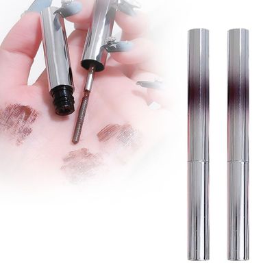 2pcs Iron Wand Mascara, 2026 Upgraded Waterproof Black Washable Metal Mascara, Metal Rod Mascaras, Long Lasting Lash Extensions Mascaras, Metals Wand Mascar, 3D Curling Eyelash Iron Mascar (Brown)