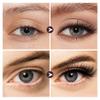 2pcs Iron Wand Mascara, 2026 Upgraded Waterproof Black Washable Metal Mascara, Metal Rod Mascaras, Long Lasting Lash Extensions Mascaras, Metals Wand Mascar, 3D Curling Eyelash Iron Mascar (Brown) view 2