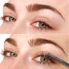 2pcs Iron Wand Mascara, 2026 Upgraded Waterproof Black Washable Metal Mascara, Metal Rod Mascaras, Long Lasting Lash Extensions Mascaras, Metals Wand Mascar, 3D Curling Eyelash Iron Mascar (Brown) view 3