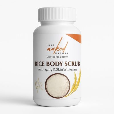 MAHANT Rice Body Scrub for Smooth & Radiant-Looking Skin | Exfoliating & Nourishing Body Scrub for Women  Pack of 1