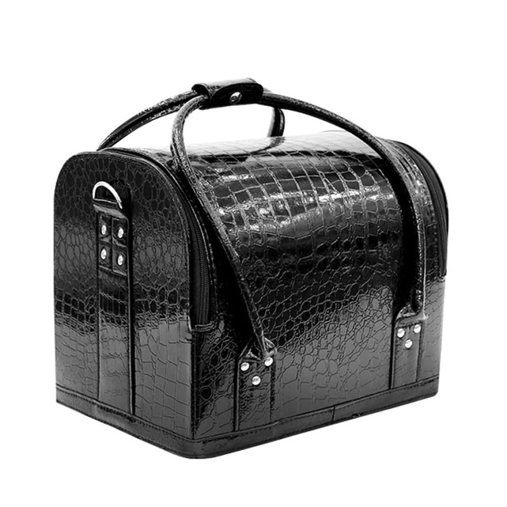 Gcroet Cosmetic Case Detachable Travel Makeup Box Waterproof Makeup Bag Organiser with Handle for Trip...
