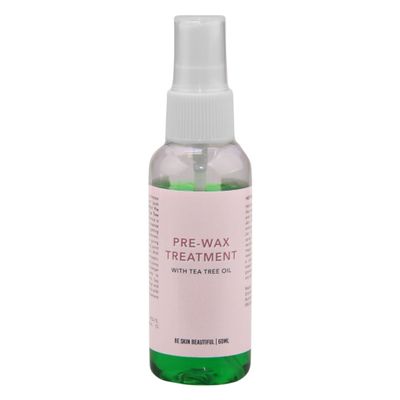 GladGirl Hair Removal Pre-Wax Skin Care Treatment | Clarifying Tea Tree Oil, Pro-Active Barrier Removal, Soothing & Calming | 60ml With Tea Tree Oil