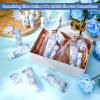 Dansib 24 Sets Something Blue Before I Do Bridal Shower Hand Cream and Lip Balm Gift Bulk Blue Floral Wedding Favors Travel Size Hand Lotion and Lip Balm Wedding Bridal Shower Party Supplies for Guest view 2