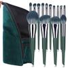 14 Smoky Dye Makeup Brush Set Beginner Complete Brushes Foundation Eyeshadow view 1