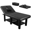 Heavy Duty Massage Table, 1200lbs 4.3in Thicknesses Professional Massage Bed with Adjustable Backrest, Metal Frame PU Leather Esthetician Bed with 6 Column Feet, for Physical Therapy view 1