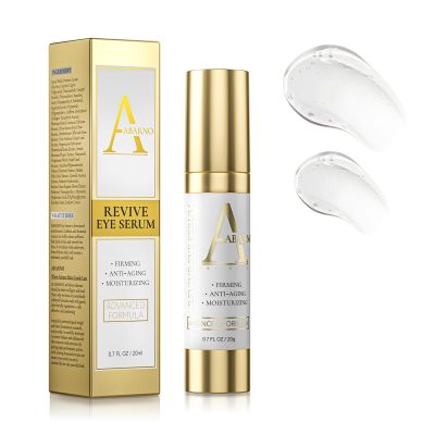 Abarno Hydrating Eye Serum for Dark Circles and Puffiness  Caffeine, Retinol, Niacinamide, Peptides  Anti-Wrinkle, Firming, Smooths Fine Lines  Under Eye Treatment  0.7 fl. oz
