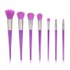 7pcs Fluorescent Makeup Brushes Set Diamond Powder Eye Shadow Beauty Tools(Argento) view 1