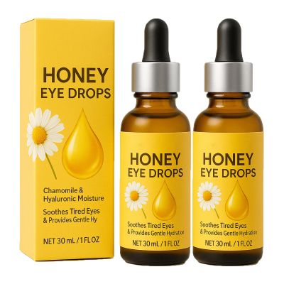 Genuine Honey Eye Cleansing Serum (2 PCS), Honey Eye Care Drops  Natural Hydration & Nourishing Formula for Dry, Tired Eyes  Gentle, Non-Irritating Daily Eyes Moisturizing Care