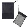 10-Piece Black Mesh Shower Bag Set with Organizer Caddy, Suction Cup, Zipper, and Drawstring Pouches view 1