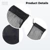 10-Piece Black Mesh Shower Bag Set with Organizer Caddy, Suction Cup, Zipper, and Drawstring Pouches view 2