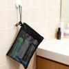10-Piece Black Mesh Shower Bag Set with Organizer Caddy, Suction Cup, Zipper, and Drawstring Pouches view 3