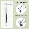 Beautidots Multi-Purpose Piercing Clamp Tool Piercing Removal Tools Stainless Steel Catch Barbell Tweezers for Cartilage Labret Lip Studs Flat Back Earrings Holders Changing Jewelry Assistant Tool view 2