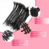 100% Real Human Hair 0.4cm Width 8 Inch Loc extensions Human Hair with Curly Ends 30 Strands per pack Full Handmade Dreadlock Extensions Can be dyed and bleached for Men Women Kids view 3
