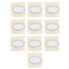 10 Pcs Essential Oils Rice Soap Set, Handmade Facial And Bath Soap, Natural Skin Brightening, Travel Size Individual Wraps view 1