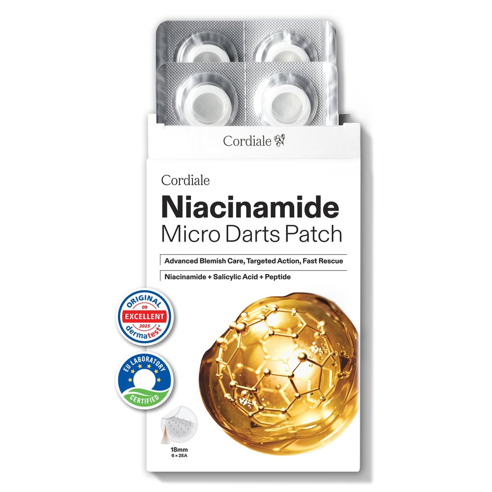 Cordiale Niacinamide Microdart Pimple Patches, Acne Spot Patch, 12 Count