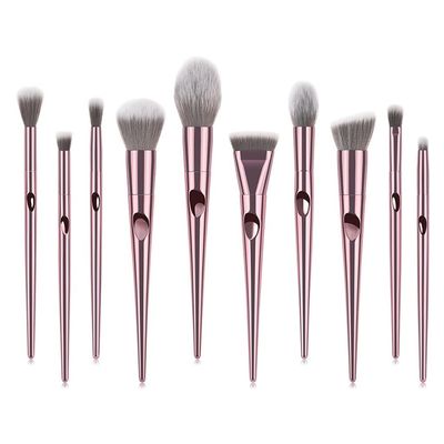 10Pcs Makeup Brushes Tool Set Cosmetic Powder Eye Shadow Foundation Blush Blending Beauty Make Up Brush