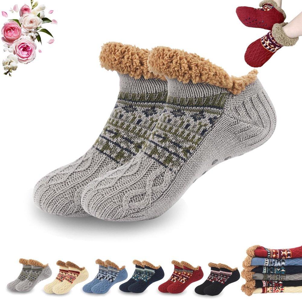 NJGYFP Non-slip Floor Sock, Thick Floor Socks(1pcs, 1)
