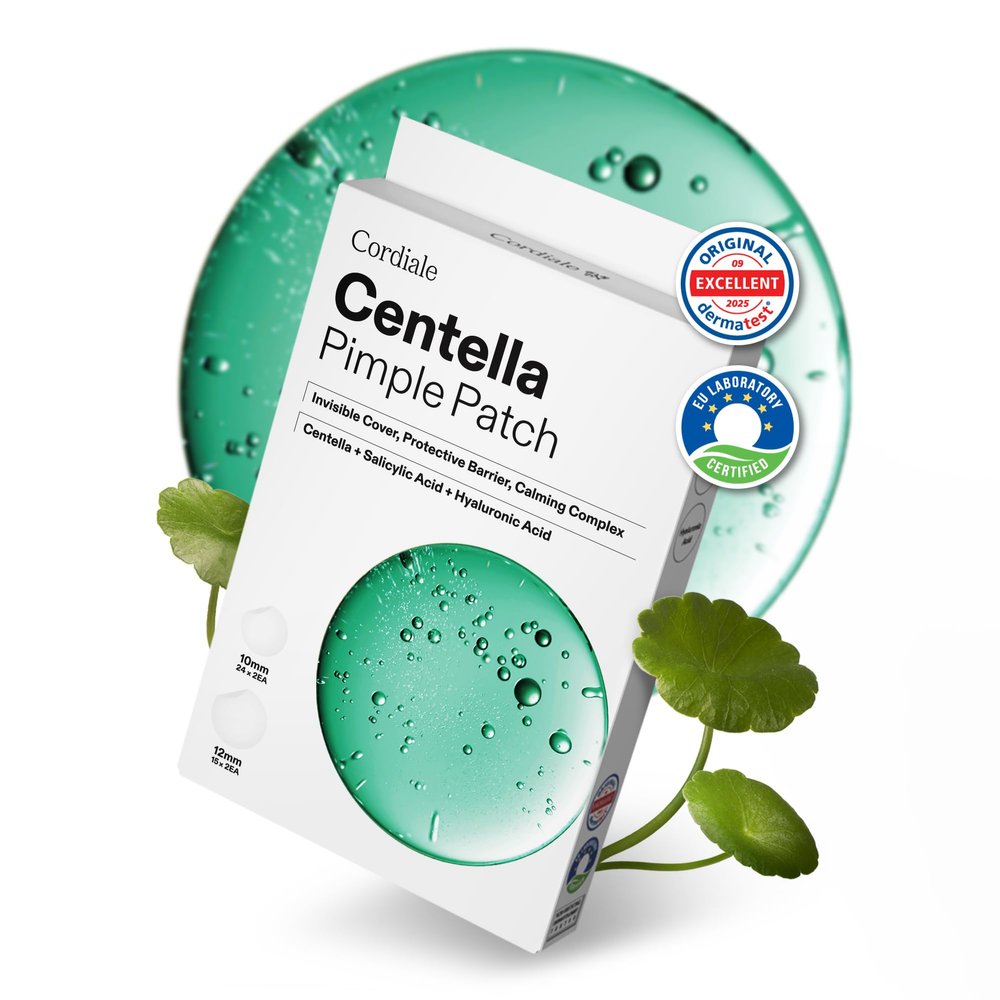 Cordiale Korean Pimple Patches for Face, Centella Acne Patches, 78 Count