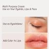 1 PC Nuscents Blush & Highlighter Palette, Multi Purpose 2 Color Facial Blusher Cream & Makeup Highlighter (#Salmo) view 4