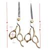 7-inch Professional Hair Clippers - Hair Thinning Scissors - Ideal for Hairdressers and Home Use. Multi-functional Hair Clipper Tool (Scissors Set) view 4