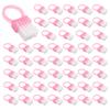 50PCS Portable Ring Nail Dust Brush Mini Fingernail Scrub Cleaning Brushes Tool Nails Duster Tools for Men Women Daily Essentials view 1