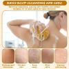 2 Pcs Bath Sponges for Shower, Body Scrubber Sponges, Large Foam Loofah Exfoliating Face Puff for Women Men, Bathroom Accessories view 2